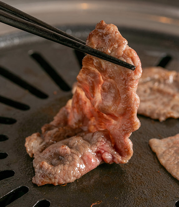 焼きしゃぶ箸上げ