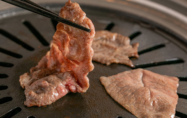 焼きしゃぶ焼きシーン